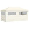 vidaXL Cream Foldable Pop-up Party Tent 3 x 6 m