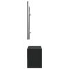 vidaXL Hallway Furniture Set Black Engineered Wood