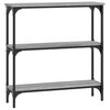 vidaXL Console Table Grey Sonoma 75x22.5x75 cm Engineered Wood