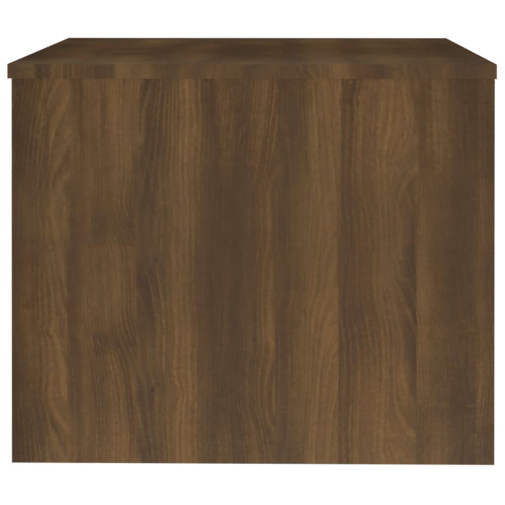 vidaXL Coffee Table Brown Oak 80x50x40 cm Engineered Wood