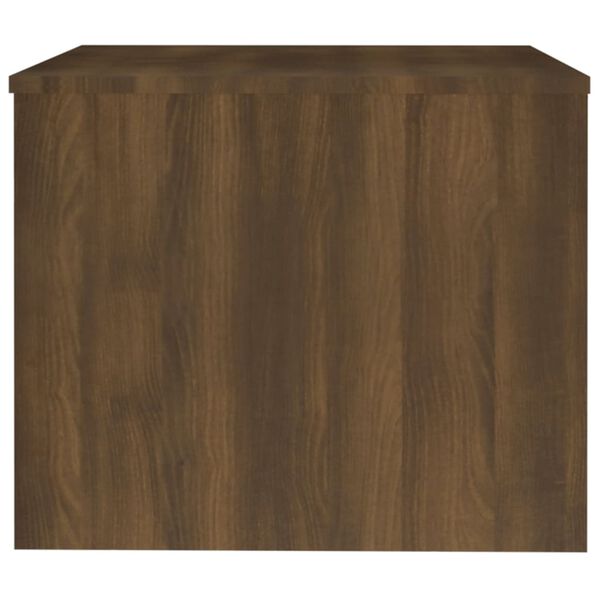 vidaXL Coffee Table Brown Oak 80x50x40 cm Engineered Wood