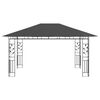 vidaXL Gazebo with Mosquito Net 4x3x2.73 m Anthracite 180 g/m&sup2;