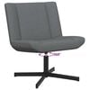 vidaXL Swivel Chair Dark Grey 63 x 75 x 76 cm Fabric