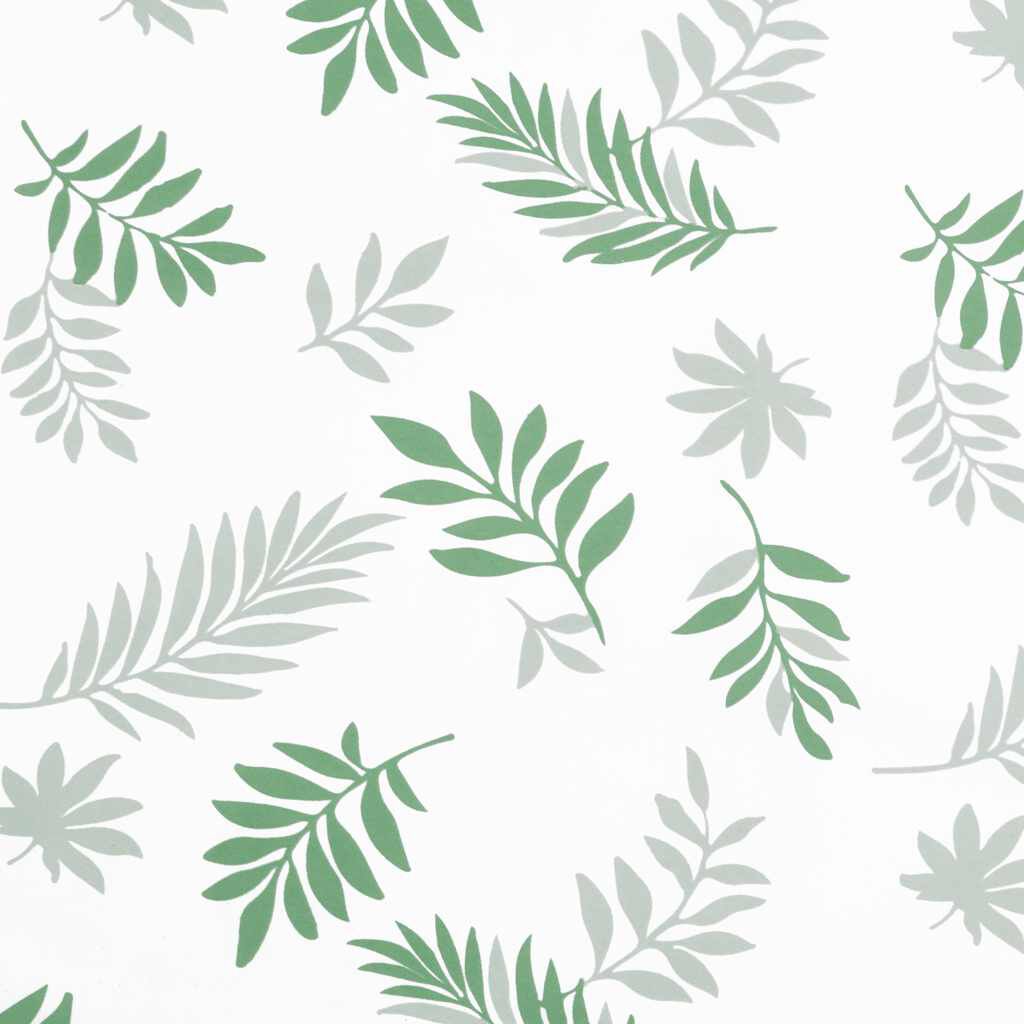 vidaXL Garden Bench Cushions 2 pcs Leaf Pattern 150x50x7 cm Fabric