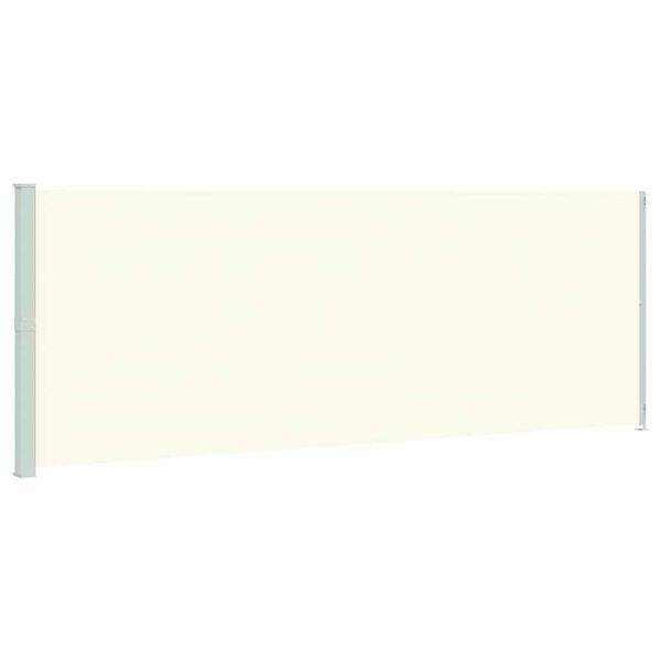 vidaXL Patio Retractable Side Awning 220x600 cm Cream