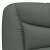 vidaXL Headboard Cushion "Hvar" Dark Grey 183 cm King Fabric