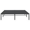 vidaXL Metal Bed Frame without Mattress Black 150x200cm