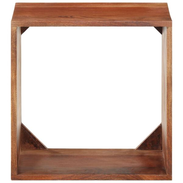 vidaXL Wall Shelf 40x30x40 cm Solid Acacia Wood