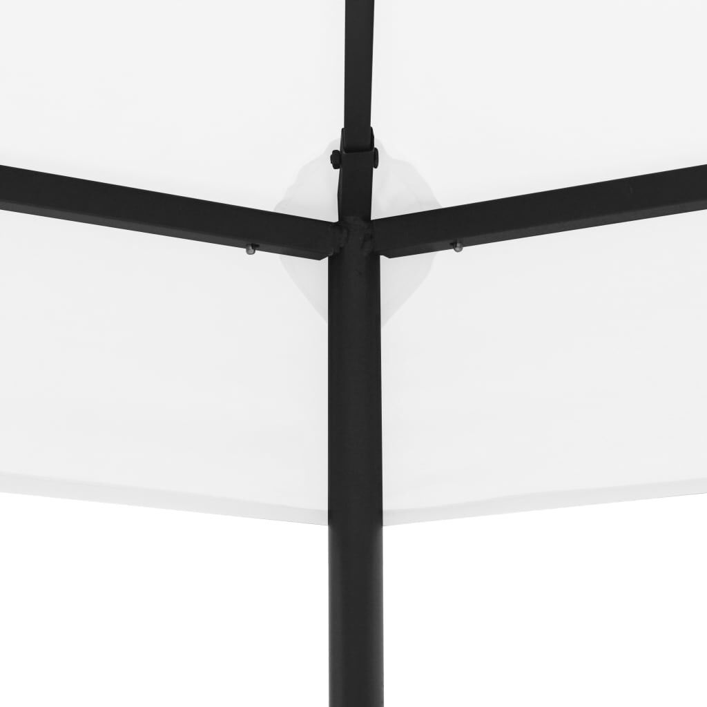 vidaXL Garden Gazebo 323x275x265 cm White 180 g/m²