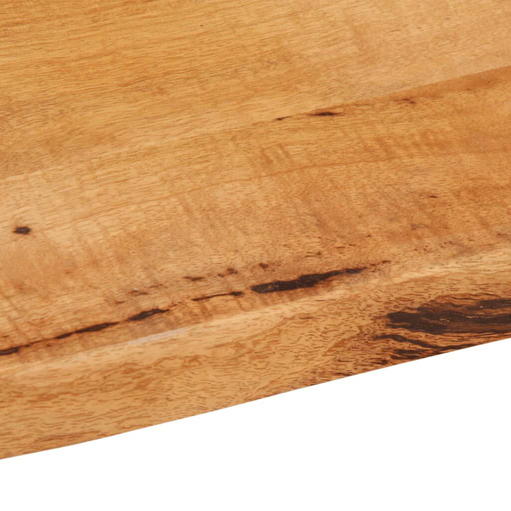vidaXL Table Top 100x60x2.5 cm Live Edge Solid Wood Mango