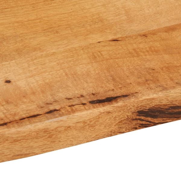 vidaXL Table Top 100x60x2.5 cm Live Edge Solid Wood Mango
