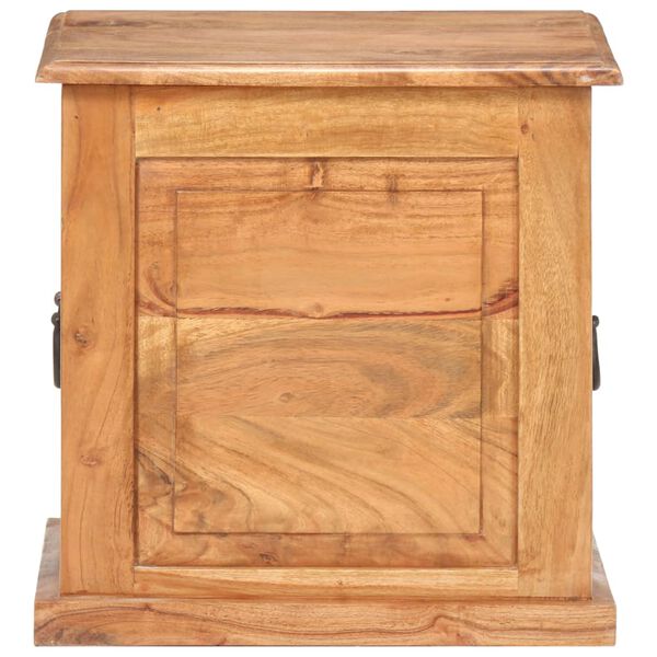 vidaXL Chest 40x40x40 cm Solid Acacia Wood