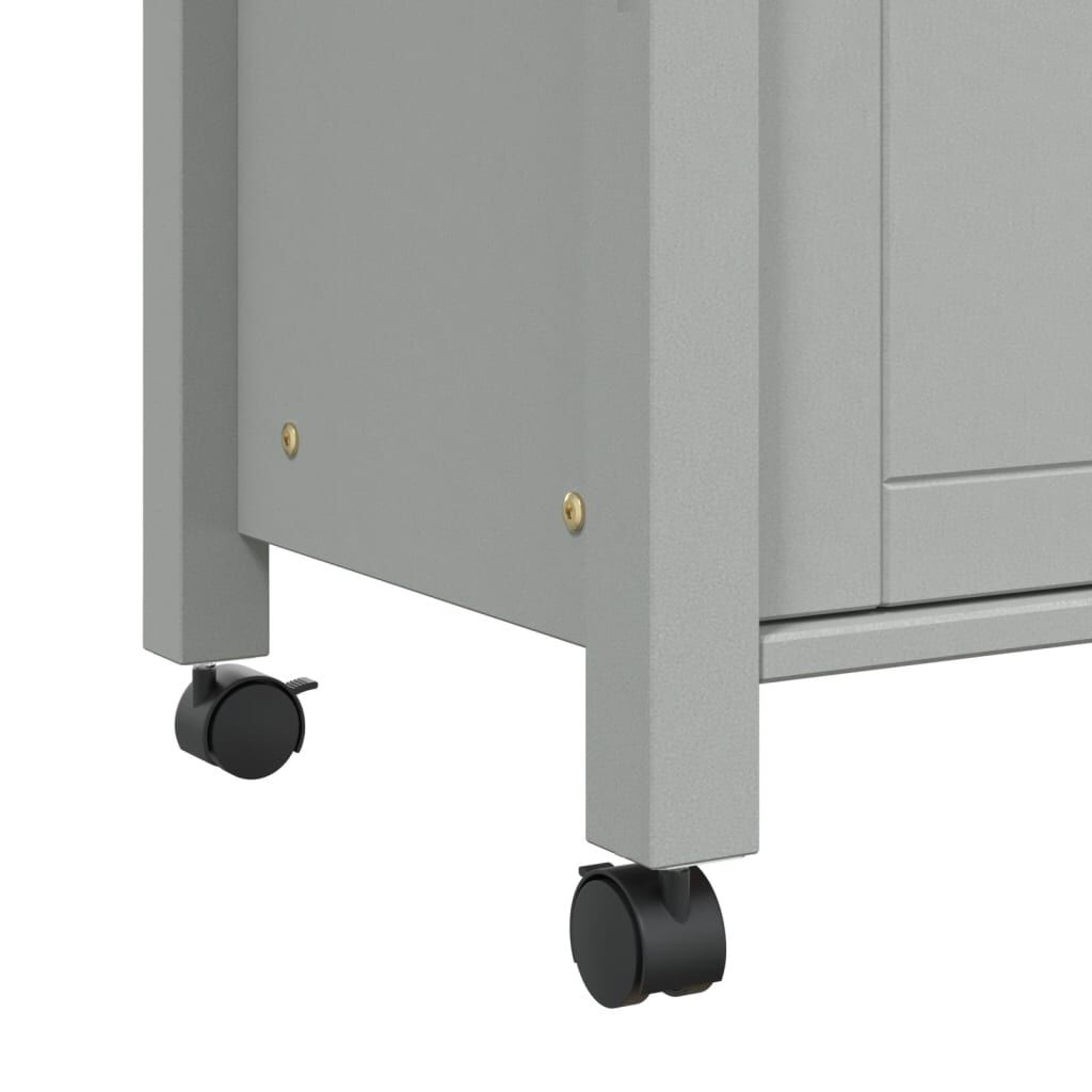 vidaXL Kitchen Trolley MONZA 60x40x90 cm Solid Wood Pine