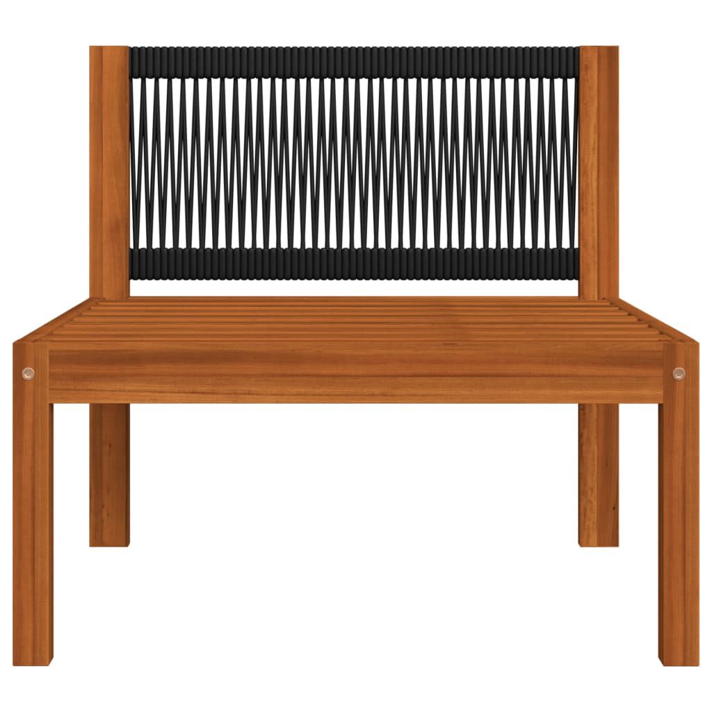 vidaXL 4-Seater Garden Sofa with Cushion Solid Acacia Wood