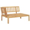 vidaXL 6 Piece Garden Pallet Sofa Set with Cushions Solid Wood Acacia
