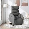 vidaXL Electric Stand up Recliner Chair Dark Grey Fabric