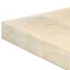 vidaXL Dining Table White 160x80x75 cm Solid Mango Wood