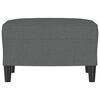vidaXL Footstool Dark Grey 60x50x41 cm Fabric