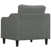 vidaXL Sofa Chair Dark Grey 60 cm Fabric