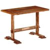 vidaXL Dining Table 110x55x78 cm Solid Wood Reclaimed