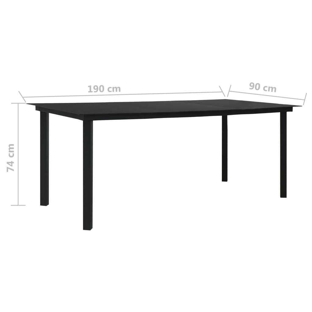 vidaXL 9 Piece Garden Dining Set