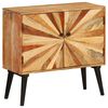 vidaXL Sideboard Solid Mango Wood 85x30x75 cm