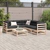 vidaXL 6 Piece Garden Sofa Set with Cushions Solid Wood Pine