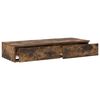vidaXL Bed Drawers Smoked Oak 80 x 36.5 x 16.5 cm Engineered Wood