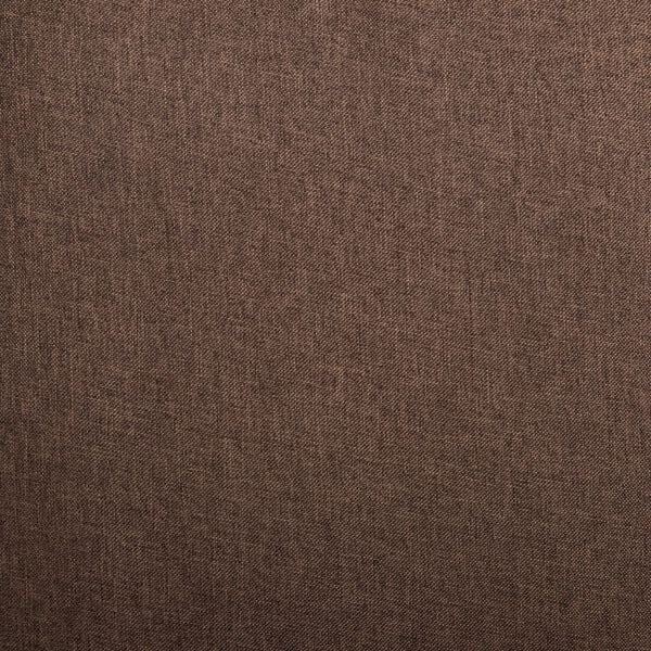 vidaXL Dining Chairs 2 pcs Brown Fabric