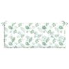 vidaXL Garden Bench Cushions 2pcs Leaf Pattern 120x50x7cm Fabric