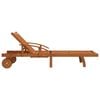 vidaXL Sun Loungers 2 pcs Solid Wood Acacia