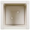 vidaXL Garden Planter White 36 x 36 x 35 cm Polypropylene
