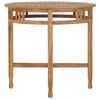 vidaXL Dining Table ? 80 cm Solid Teak Wood