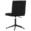 vidaXL Dining Chairs 2 pcs Black Velvet