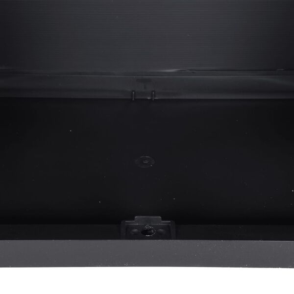 vidaXL Outdoor Storage Cabinet Black 97x37x165 cm PP