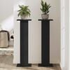 vidaXL Plant Stand 2 pcs Black Oak 30 x 30 x 95 cm Engineered wood