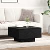 vidaXL Coffee Table Black Oak 55 x 55 x 31 cm