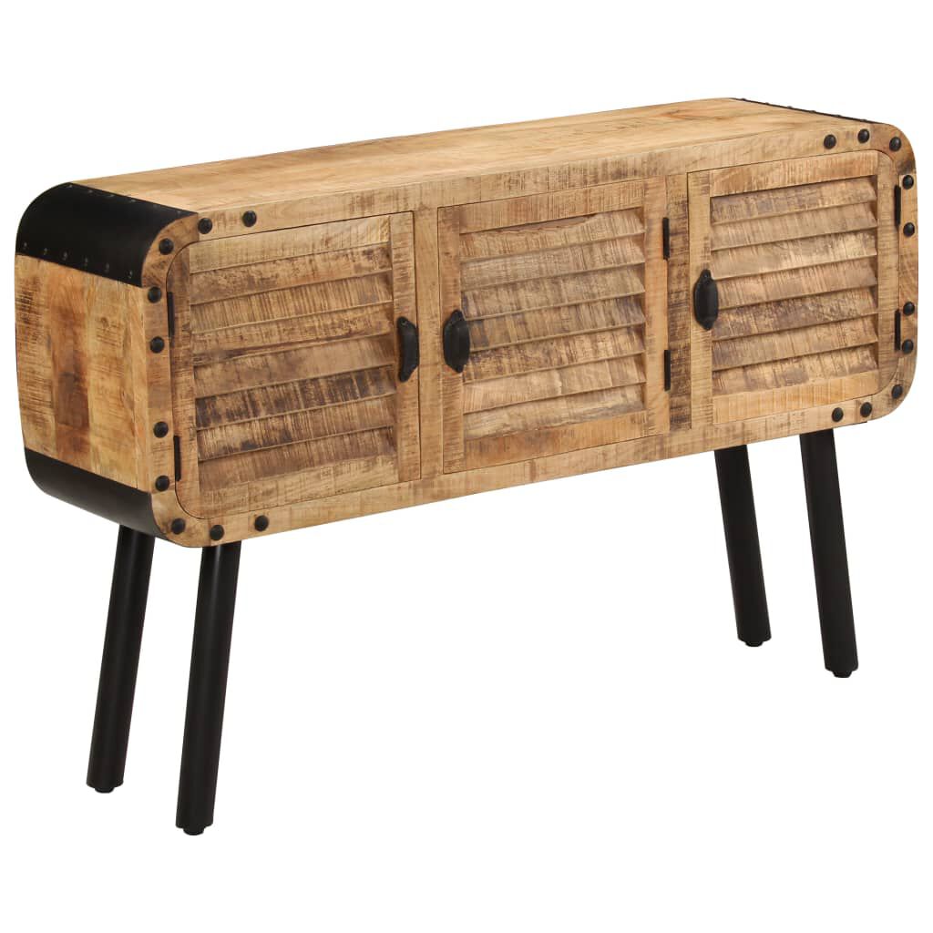 vidaXL Sideboard Solid Mango Wood 120x30x76 cm