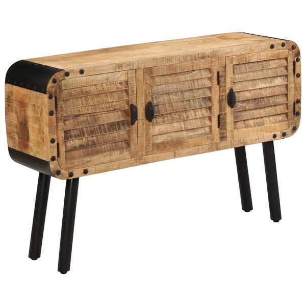 vidaXL Sideboard Solid Mango Wood 120x30x76 cm
