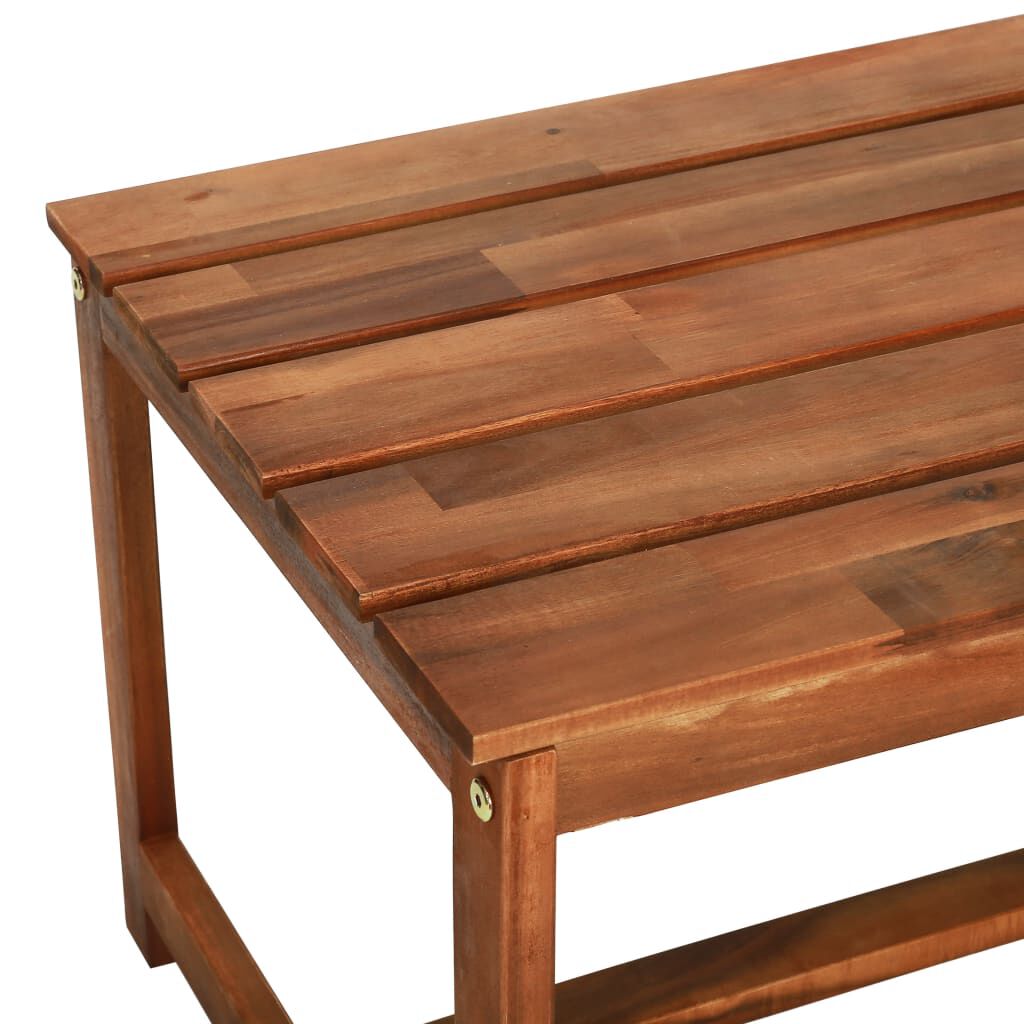 vidaXL 4 Piece Outdoor Lounge Set Solid Acacia Wood