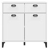 vidaXL Sideboard VIKEN White 80x40x80 cm Engineered Wood