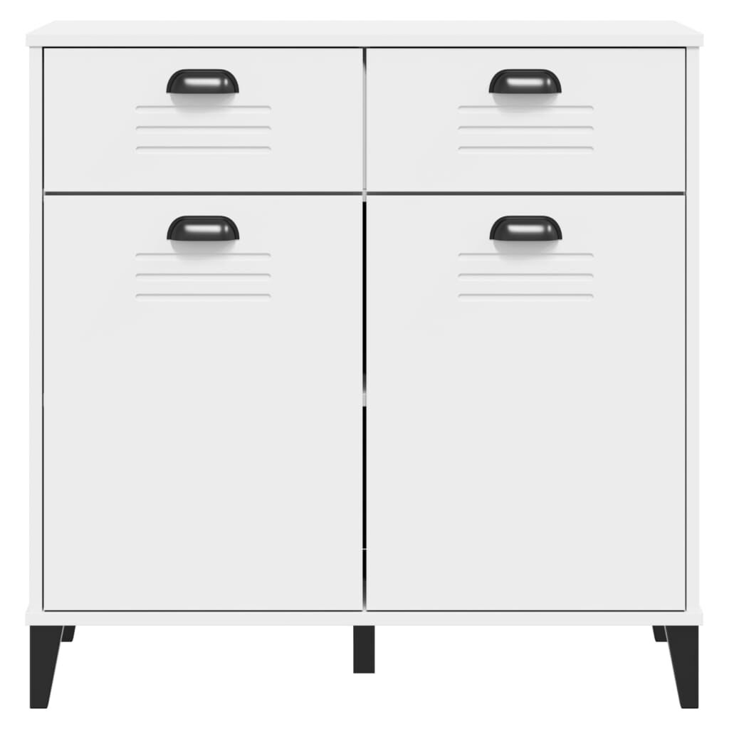 vidaXL Sideboard VIKEN White 80x40x80 cm Engineered Wood