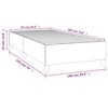 vidaXL Bed Frame without Mattress White Twin Faux Leather (US Only)