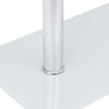 vidaXL U-Shaped Side Table Transparent 45x30x58 cm Tempered Glass