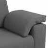 vidaXL Sofa Dark Grey 219 x 80 x 82 cm Fabric