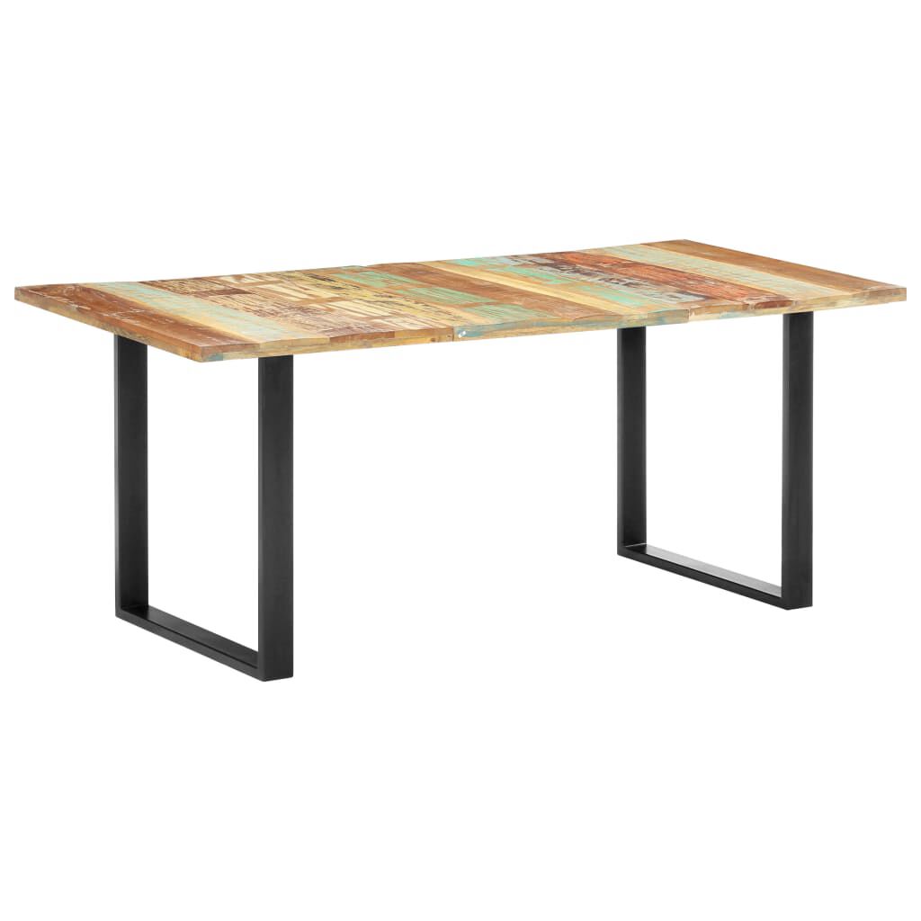 vidaXL Dining Table 180x90x76 cm Solid Reclaimed Wood