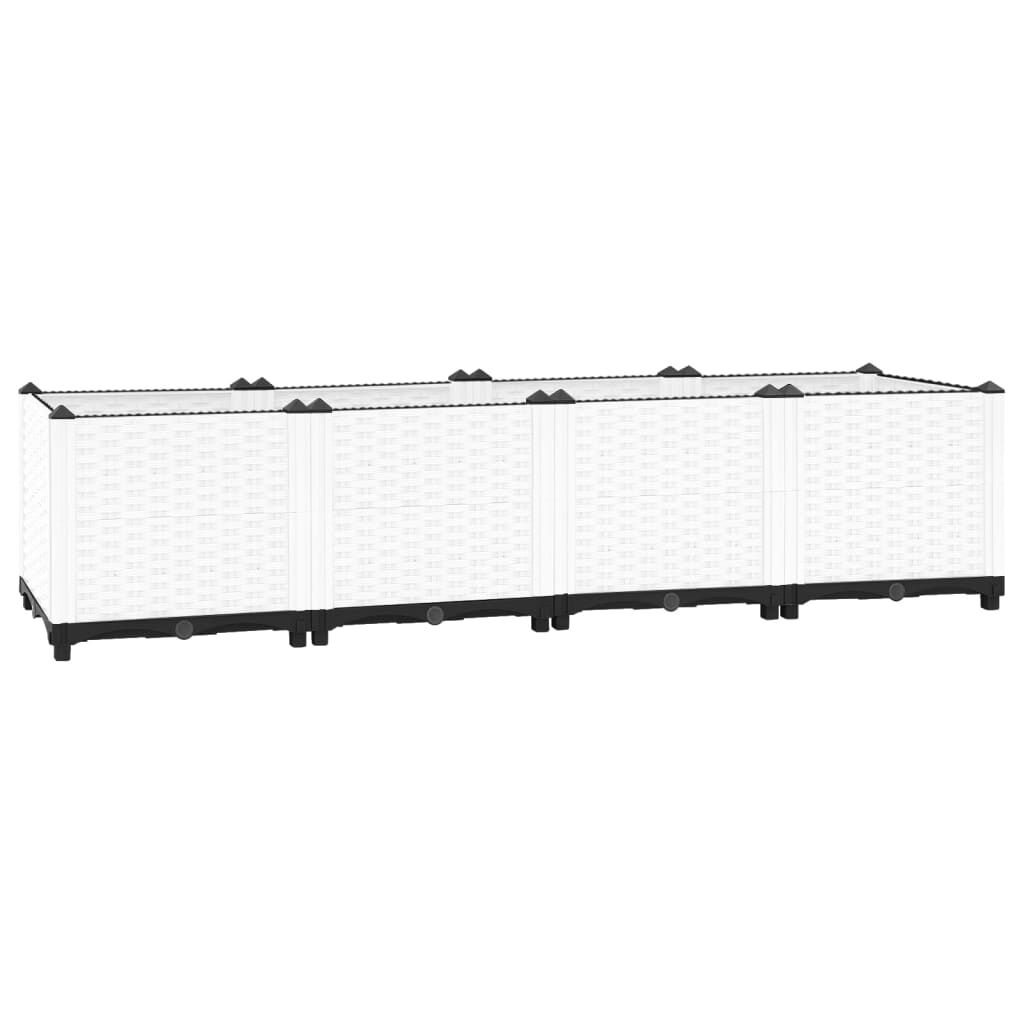 vidaXL Raised Bed 160x40x38 cm Polypropylene