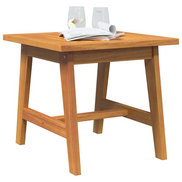 vidaXL Side Table 45x45x40 cm Solid Wood Acacia