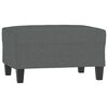 vidaXL 4 Piece Sofa Set with Pillows Dark Grey Fabric