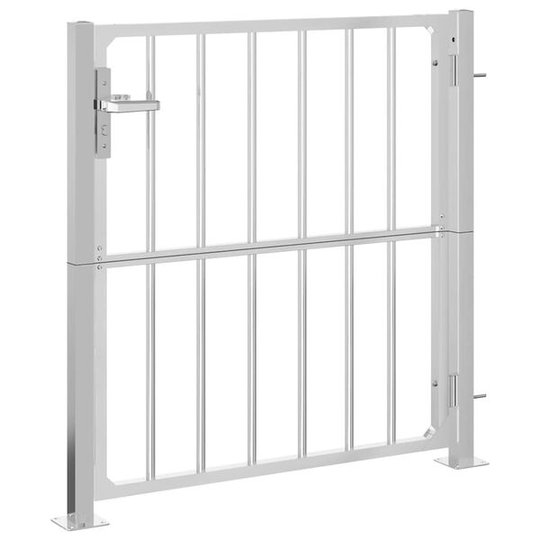 vidaXL Garden Gate 85x95 cm Stainless Steel
